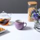 Cheerful Ceramic Mug 320 Ml - Violet - 9343