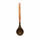 Chefs-Tool Soup Ladle W/ Wooden Handle Choc Brown - Kw-2170