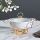 Ss22 Pristine Oval Casserole 29.5Cm 1.7L White Gold 5574D-C387-11.5M