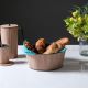 Annual Ring Bamboo Fiber Salad Bowl - 17062