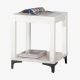 Camden End Table-White