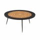 Kerry End Table - Black / Brown