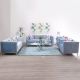 Belva 3+2+1 Fabric Sofa Set  - Ash Blue