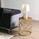 Lorcan End Table-Veneer / Golden