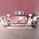 Linda 3+1+1 Fabric Sofa Set - Floral